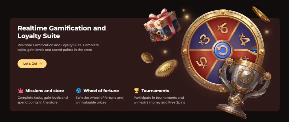 Vinci Spin realtime gamifikační sada s kolem štěstí a věrnostními odměnami
